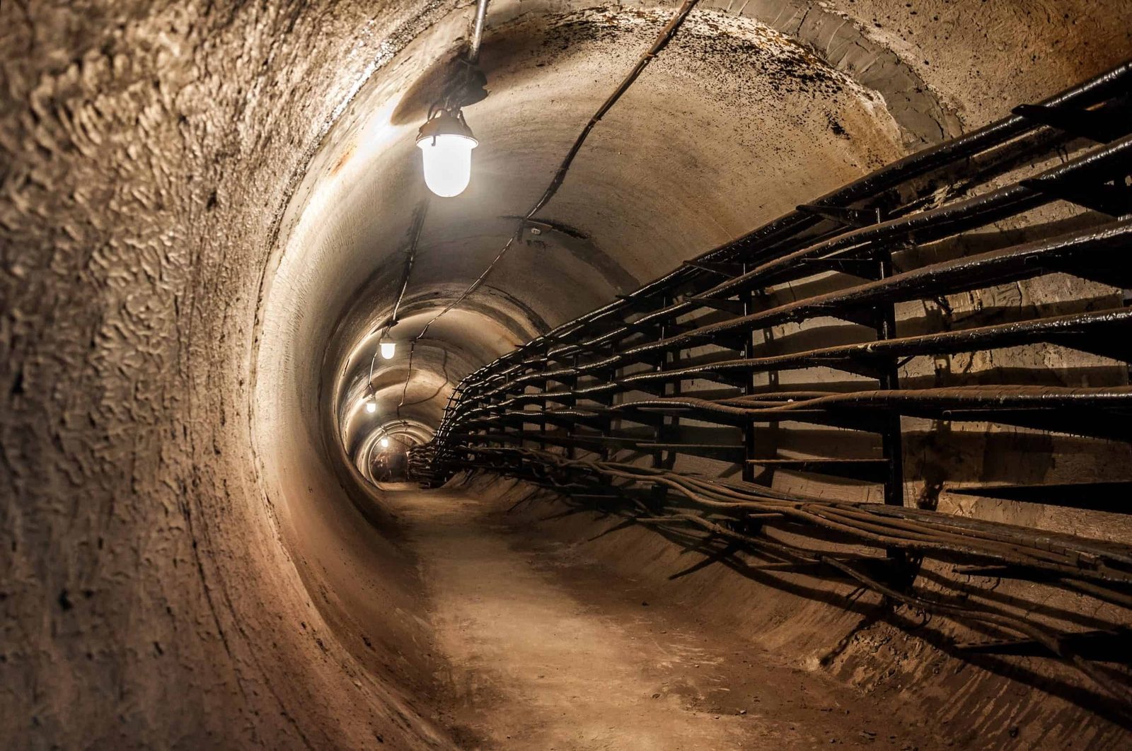 Life-safety cabling installed in an infrastructure tunnel